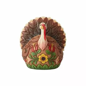 Jim Shore Turkey Feast Mode #6006696 NUOVO con scatola (ALTO 6") - Foto 1 di 3