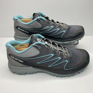 Salomon Sense Mantra Trail Running Shoes Gray Womens Size 7.5 Sneakers 329803