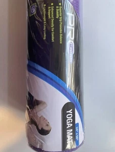 24 x 68 Pro Kraft Yogamatte Bodenübung Fitness Polsterung lila leicht - Bild 1 von 3