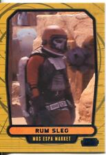 Star Wars Galactic Files 2 Blue Parallel Base Card #397 Rum Sleg