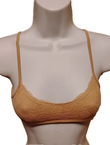 NWT $14 Delta Girls Beige Nude Floral Lace Bra Size: M - Picture 1 of 4