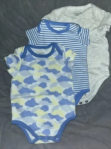 First impressions Baby Infant set of three one piece bodysuits 6 to 9 months - Picture 1 of 13