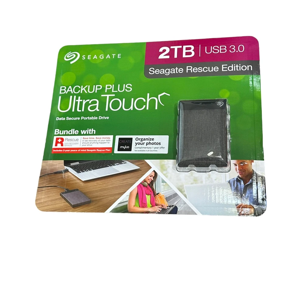 Seagate Backup Plus 2 TB,External STHH2000600 Hard Disk Drive NEW In Package  - Image 1 of 2