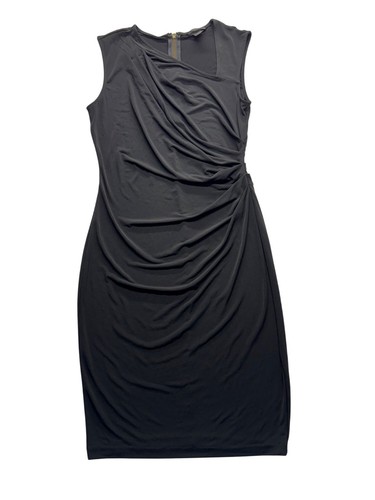 UNDERCOVER Abito Bodycon Victorias Secret Nero Senza Maniche Increspato M M #7802