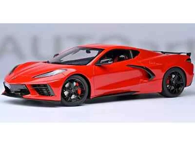 1/18 Chevrolet Corvette C8 Stingray (Torch Red) 2020 Model Car By AUTOart 71282 - Image 1 of 4