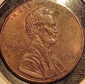1998 Lincoln Cent Wide AM Variety - Picture 1 of 2