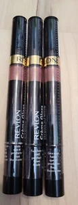 3x Revlon Creme Gloss - 030 Strike A Rose - Picture 1 of 2