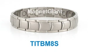 Cool - High Power Herren Magnet Titan Armband (5000 Gauss Magnete) - Bild 1 von 1