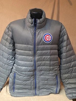 Chicago Cubs Baseball Jacket Full Zipper Majestic Nwt Lightweight Warm Soft - Image 1 of 4