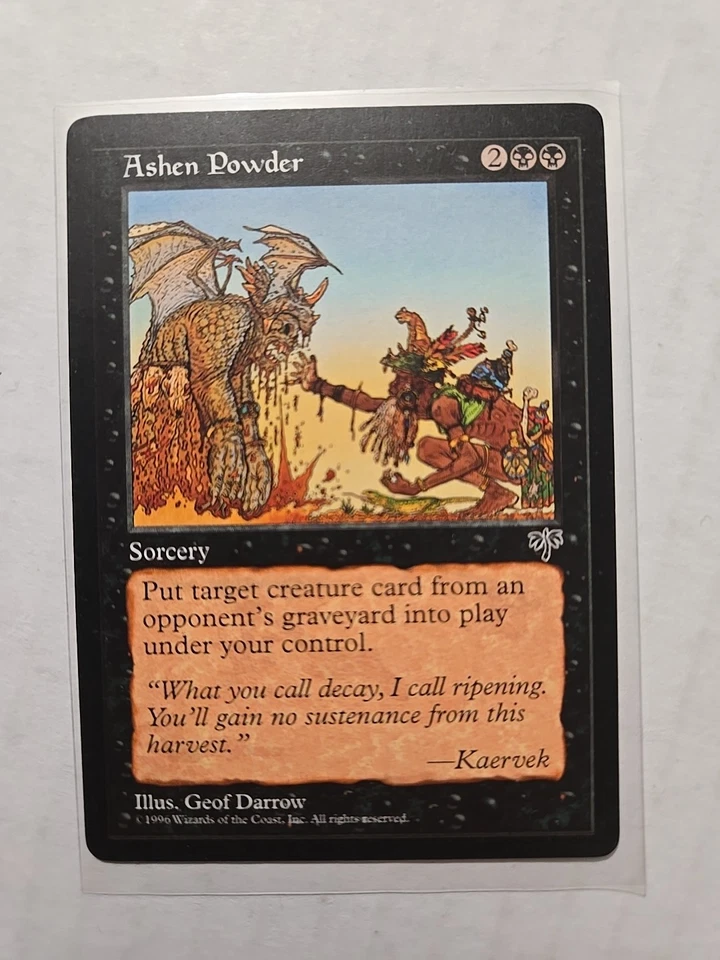 Ashen Powder - Mirage - MP - Rare - Sorcery - MTG Magic  - Image 1 of 1