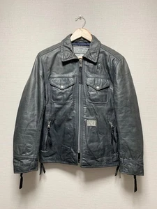 NEIGHBORHOOD PIGS BL-JKT Single Riders Leather Jacket Size: S limited From JAPAN - Picture 1 of 12