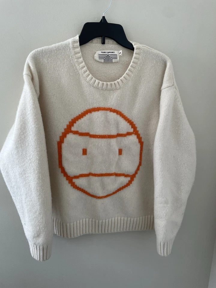 Suéter Pullover Tenis Tory Burch Sport Little Grumps Pixel Talla Mujer Grande Foto 1 de 4