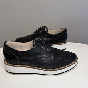 Shellys London Emma elegante Plateau-Oxfordschuhe schwarz Damenschuhe 7,5 " - Bild 1 von 10
