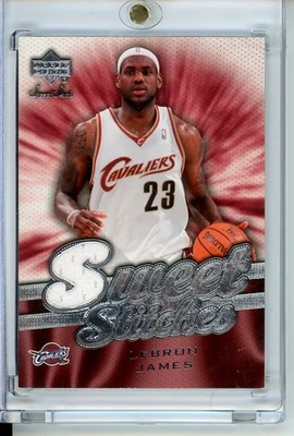 2007 UPPER DECK SWEET SHOT #ST-LJ LeBRON JAMES GAME USED PATCH CAVALIERS - Image 1 of 2