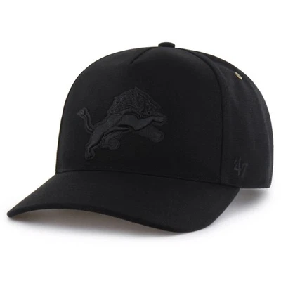 ’47 Detroit Lions Carhartt x '47 Hitch Adjustable Snapback Hat Cap Men’s NFL Black