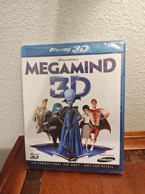 Megamind (3D Blu-ray, 2010) Promotional Movie Will Ferrell Brad Pitt NEW SEALED - Image 1 of 4