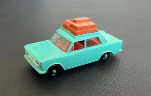 Vintage Lesney Matchbox Series #56 Mint Green Fiat 1500 With Luggage and Hitch - Picture 1 of 5