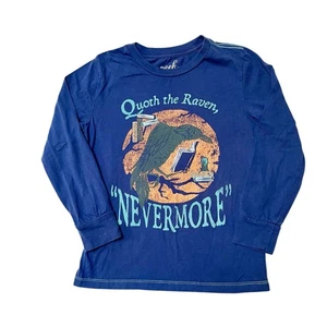 Peek Edgar Allen Poe Raven Grafik Shirt Größe 6/7 - Bild 1 von 5