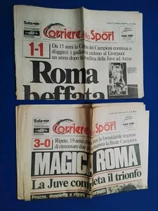 LOTTO 2 GIORNALI _ CALCIO _ AS. ROMA CAMPIONE _ CORRIERE DELLO SPORT - Picture 1 of 5