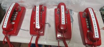 Телефон Rath Elevator Courtesy HAC/VC 255447-VBA-20M красный настенный провод и линейная печатная плата - Изображение 1 из 4