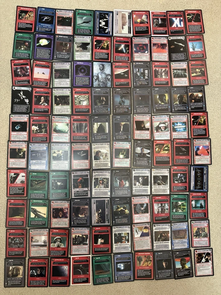 X100 Star Wars CCG SWCCG Rare Lot ! Great Cards Many Staples Wow! - Image 1 of 1