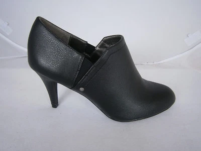 BOTÍN MADELINE OCTAVIA NEGRO BOTÍN MODA 7 W ANCHO IMITACIÓN CUERO SIN CORDONES Foto 1 de 4