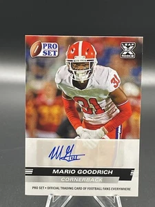 2022 Leaf Pro Set Mario Goodrich RC Auto Philadelphia Eagles Clemson #PSA-MG1 - Picture 1 of 2