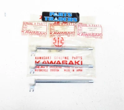 Juego de 3 ejes de acelerador de carburador Kawasaki originales KZ400 KZ400S KZ400D Foto 1 de 4