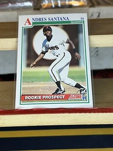 1991 Score - #762 Andres Santana - Picture 1 of 1