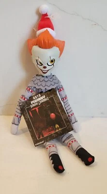 Holiday Horrors Pennywise 8" IT Christmas Clown Figure Roto Phunny Kid Robot - Image 1 of 4