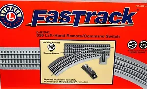 Lionel O36 FASTRACK Switch Left Hand REMOTE/COMMAND #6-81947 - Picture 1 of 1