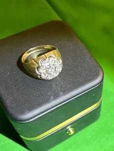Men’s 10k Diamond Ring - Picture 1 of 24