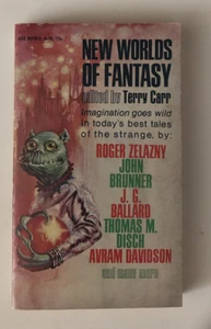 Anthology NEW WORLDS OF FANTASY signed Peter S. Beagle - Picture 1 of 5