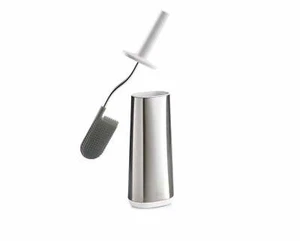Joseph Joseph Flexible Steel Toilet Brush with Slim Holder Bathroom Cleaning - Picture 1 of 6
