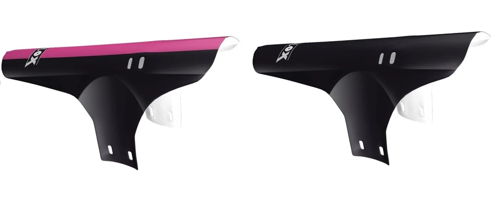 VELOX PINK SCHWARZ Fahrrad Schutzblech Radschutz Spritzschutz FEDERGABE Vorn MTB - Bild 1 von 1