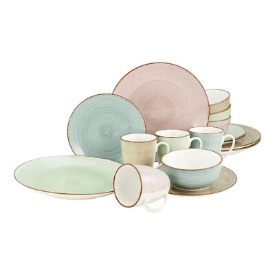 Creatable 22582  SAMBA Geschirrset, Kombiservice 16 tlg Porzellan 4 Personen - Bild 1 von 2