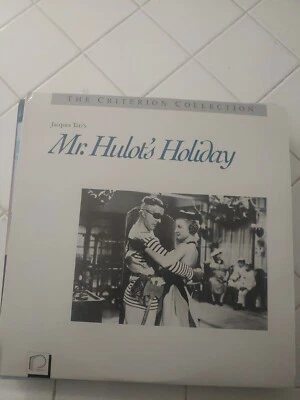 Mr  Hulots Holiday Laserdisc Criterion Collection Jacques Tatis VG Condition  - Image 1 of 3