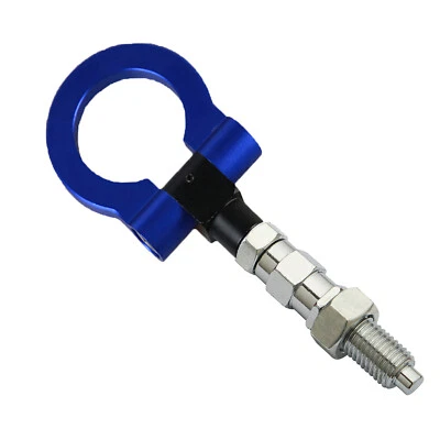 Gancho de remolque delantero y trasero deportivo azul pista carreras de alta resistencia para Mazda 3 2004-2009 Foto 1 de 2