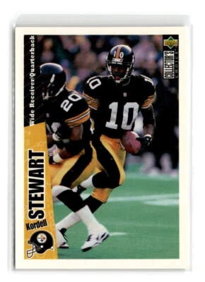 1996-Collector's Choice -#161-Kordell Stewart -Pittsburgh Steelers - Image 1 of 2