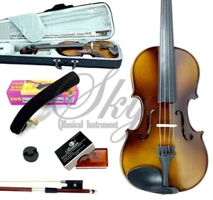 Violín para estudiante talla 1/4 con estuche arco reposahombros pasas *GRAN PAQUETE DE REGALO* - Imagen 1 de 5