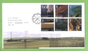 G.B. 2005 South-West England set on Royal Mail First Day Cover, The Lizard - Imagen 1 de 1