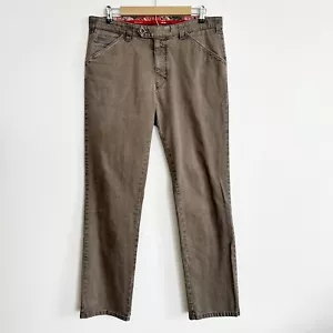 Pantalone Meyer Uomo 36x33 Oliva Chicago Chino Vestibilità Moderna Cotone Elasticizzato - Foto 1 di 11