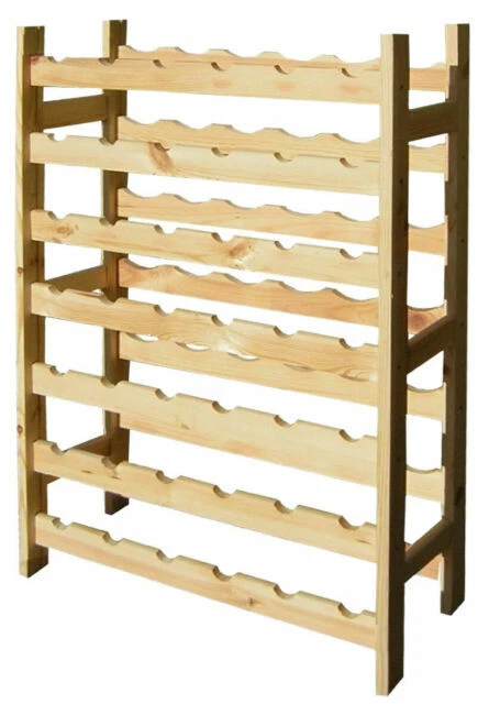 Mefra Portabottiglie in Legno per 42 Bottiglie - Marrone