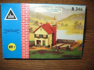 AHM LANDSCAPER'S HOUSE BUILDING KIT MODEL TRAIN HO HON3 SCALE NEW IN BOX - Picture 1 of 6