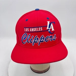 Adidas Los Angeles Clippers LAC NBA Red Blue Ebroidered Snapback Cap Hat - Picture 1 of 10