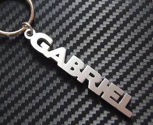 GABRIEL Keyring Keychain Key Stainless Steel Name Gift - Picture 1 of 1