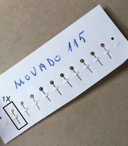 NOS New [ 1 X = 1 hand ] Movado 115 78 - 115 aguja segundera second hand golden - Picture 1 of 2