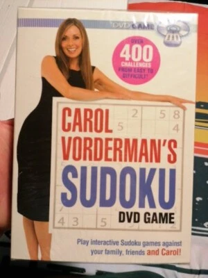 Carol Vorderman's Sudoku (DVD Game) Pack Drumond Park Brand New Sealed  - Image 1 of 4
