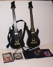 ACTIVISION 0000654 WIRELESS GUITARS PS3/PS2 W/ 4 GAMES   (HJV54)