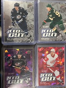 2022-23 Allure Hockey (COMPLETE YOUR SETS) ICED OUT; REGULAR-RED-PURPLE